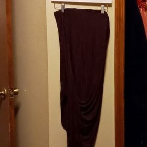 Deep purple skirt